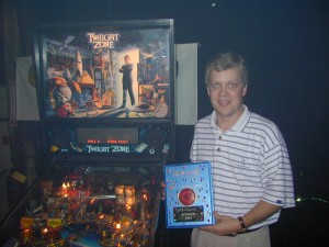 Jon Christian Won the Pinball Tourney